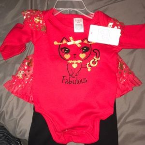 Onesie with cute tutu pants